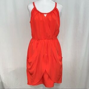 Nicole by Nicole Miller Vibrant Orange Dress